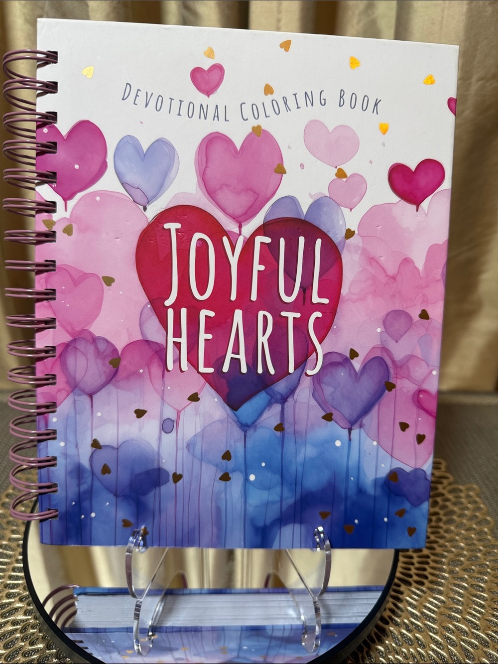 Joyful Hearts Devotional Coloring Book • Scripture + Coloring Pages